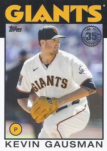 #86B-23 Kevin Gausman - San Francisco Giants - 2021 Topps Update - 1986 Topps Baseball 35th Anniversary Baseball