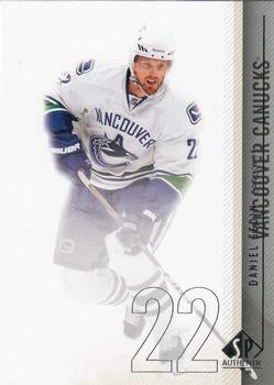 #23 Daniel Sedin - Vancouver Canucks - 2010-11 SP Authentic Hockey