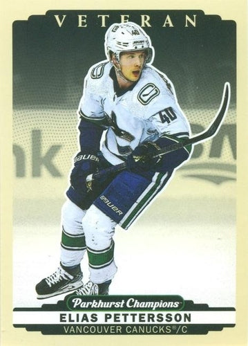#23 Elias Pettersson - Vancouver Canucks - 2022-23 Parkhurst Champions Hockey