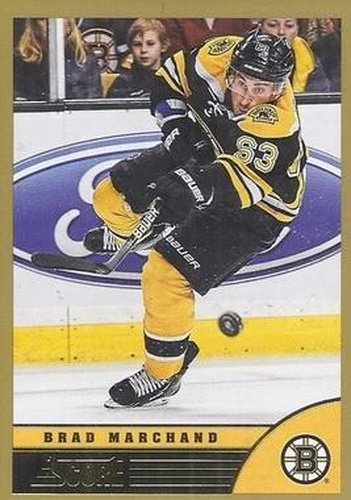 #23 Brad Marchand - Boston Bruins - 2013-14 Score - Gold Hockey