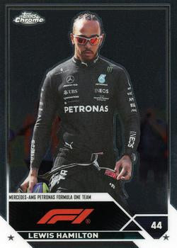 #23 Lewis Hamilton - Mercedes-AMG Petronas Formula One Team - 2023 Topps Chrome Formula 1 Racing
