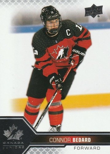#23 Connor Bedard - Canada - 2022-23 Upper Deck Team Canada Juniors Hockey