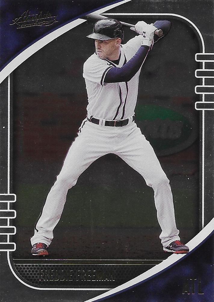 #23 Freddie Freeman - Atlanta Braves - 2021 Panini Absolute Baseball