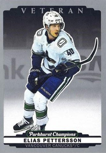 #23 Elias Pettersson - Vancouver Canucks - 2022-23 Parkhurst Champions - Silver Hockey