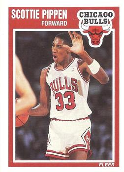 #23 Scottie Pippen - Chicago Bulls - 1989-90 Fleer Basketball