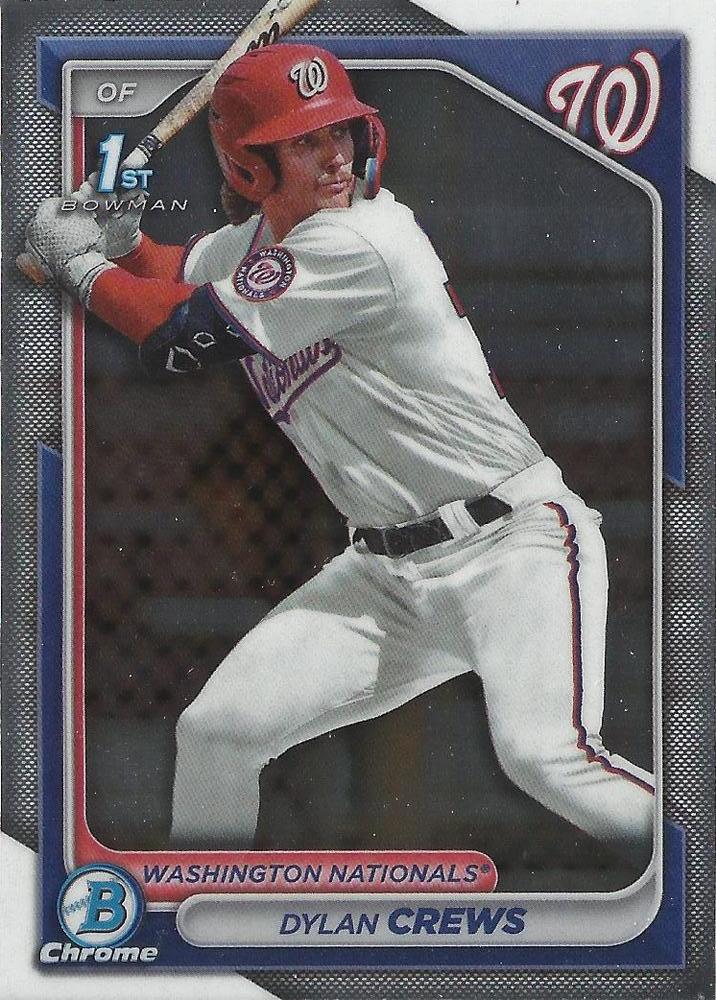 #BCP-23 Dylan Crews - Washington Nationals - 2024 Bowman - Chrome Prospects Baseball