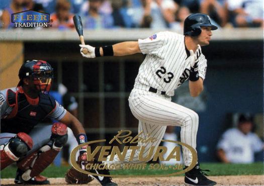 #23 Robin Ventura - Chicago White Sox - 1998 Fleer Tradition Baseball