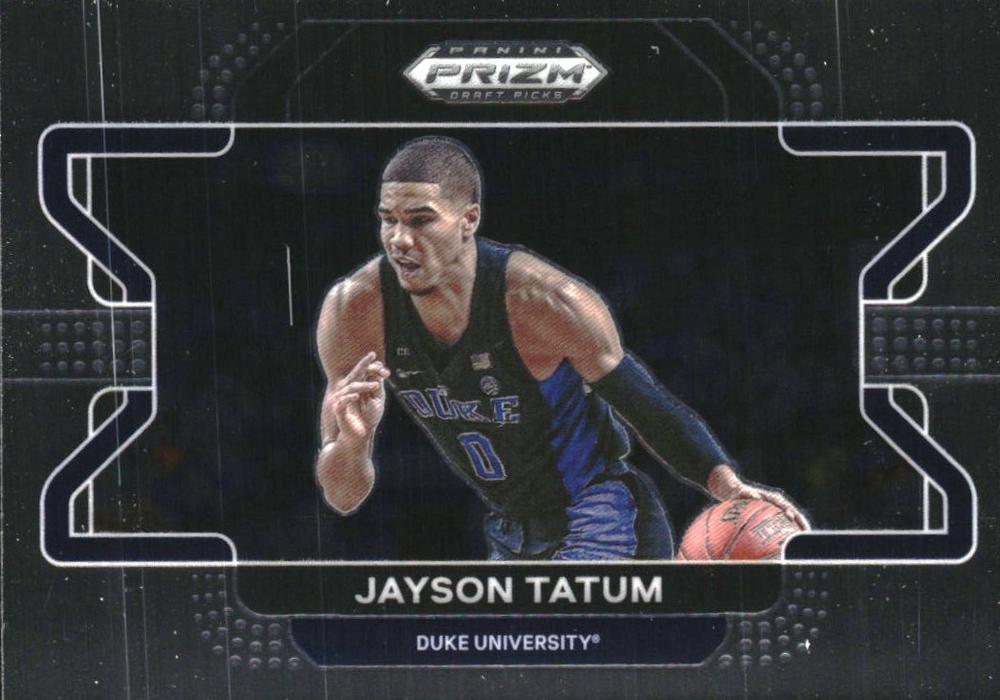 #23b Jayson Tatum - Duke Blue Devils - 2022 Panini Prizm Draft Picks Basketball