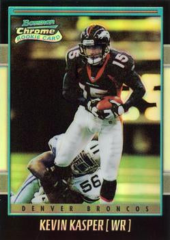 #240 Kevin Kasper - Denver Broncos - 2001 Bowman Chrome Football