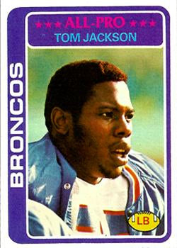 #240 Tom Jackson - Denver Broncos - 1978 Topps Football