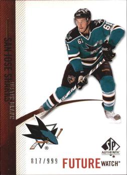 #240 Justin Braun - San Jose Sharks - 2010-11 SP Authentic Hockey