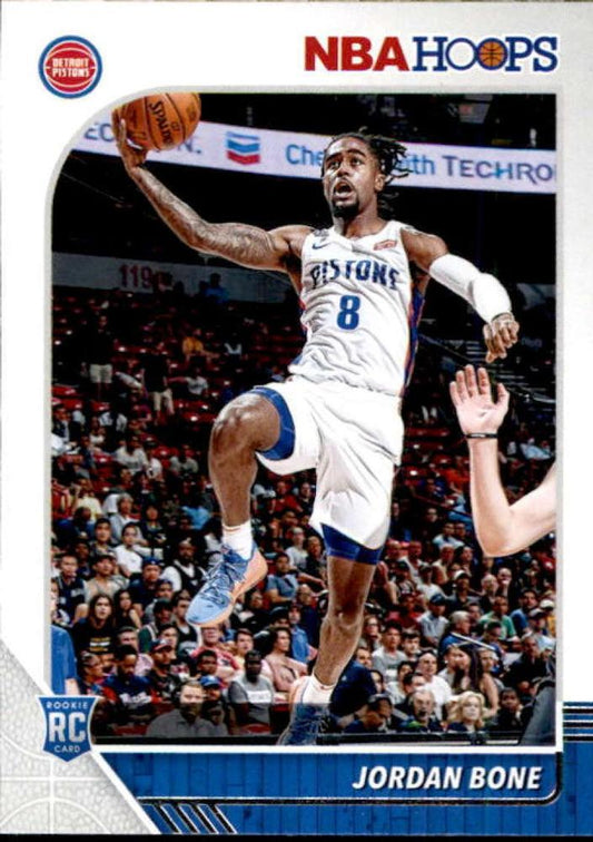 #240 Jordan Bone - Detroit Pistons - 2019-20 Hoops Basketball