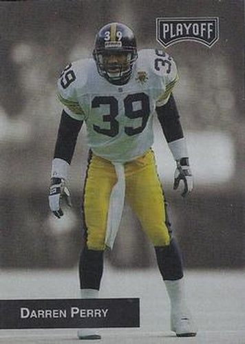 #240 Darren Perry - Pittsburgh Steelers - 1993 Playoff Football