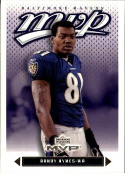 #240 Randy Hymes - Baltimore Ravens - 2003 Upper Deck MVP Football
