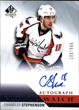 #240 Chandler Stephenson - Washington Capitals - 2015-16 SP Authentic Hockey