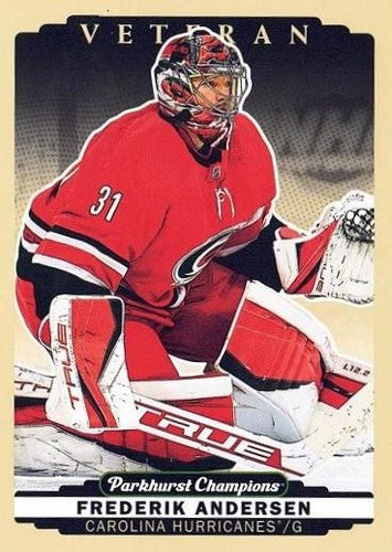 #240 Frederik Andersen - Carolina Hurricanes - 2022-23 Parkhurst Champions Hockey