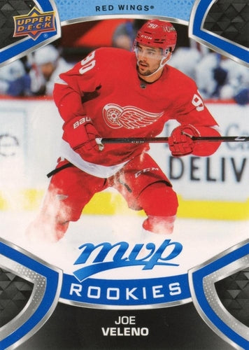 #240 Joseph Veleno - Detroit Red Wings - 2021-22 Upper Deck MVP - Blue Hockey