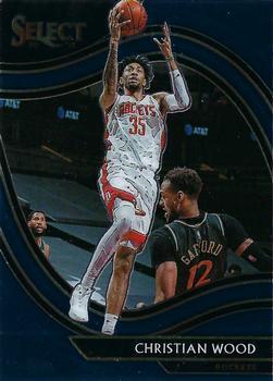 #240 Christian Wood - Houston Rockets - 2020-21 Panini Select - Blue Basketball