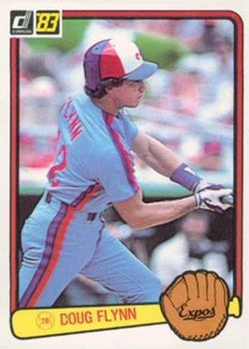 #240 Doug Flynn - Montreal Expos - 1983 Donruss Baseball