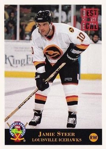 #240 Jamie Steer - Louisville IceHawks - 1994 Classic Pro Hockey Prospects Hockey