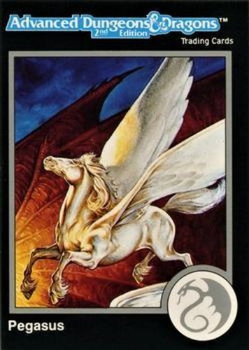 #240 Pegasus - 1991 TSR Advanced Dungeons & Dragons - Silver