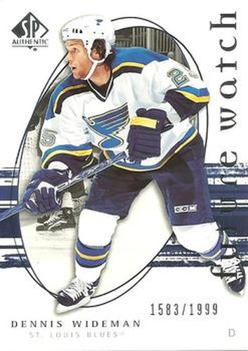 #240 Dennis Wideman - St. Louis Blues - 2005-06 SP Authentic Hockey