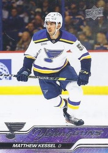 #240 Matthew Kessel - St. Louis Blues - 2023-24 Upper Deck Hockey