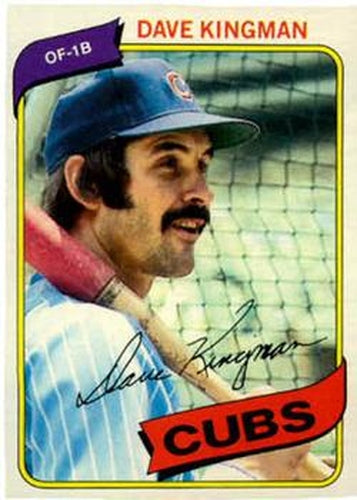#240 Dave Kingman - Chicago Cubs - 1980 Topps Baseball