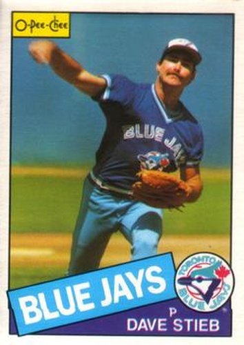 #240 Dave Stieb - Toronto Blue Jays - 1985 O-Pee-Chee Baseball
