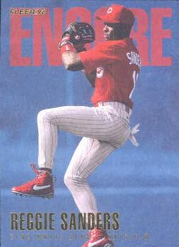 #U240 Reggie Sanders - Cincinnati Reds - 1996 Fleer Update Baseball