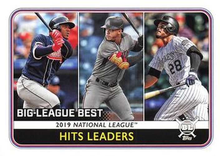 #240 Ozzie Albies / Ketel Marte / Nolan Arenado - Atlanta Braves / Arizona Diamondbacks / Colorado Rockies - 2020 Topps Big League Baseball