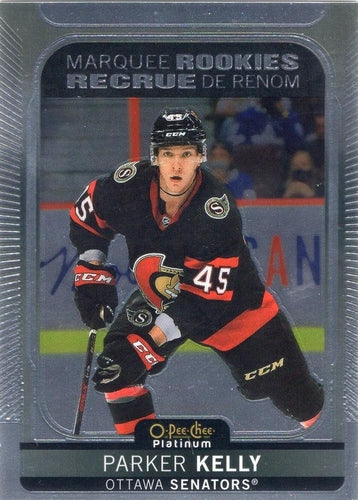 #240 Parker Kelly - Ottawa Senators - 2021-22 O-Pee-Chee Platinum Hockey