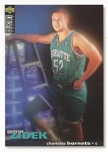 #240 George Zidek - Charlotte Hornets - 1995-96 Collector's Choice Basketball