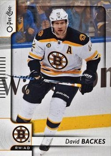 #240 David Backes - Boston Bruins - 2017-18 O-Pee-Chee Hockey