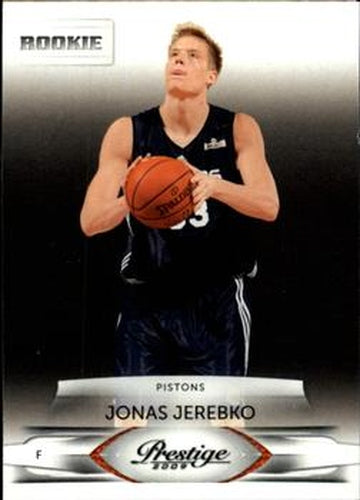 #240 Jonas Jerebko - Detroit Pistons - 2009-10 Panini Prestige Basketball