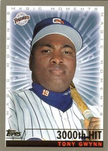 #240e Tony Gwynn - San Diego Padres - 2000 Topps Baseball