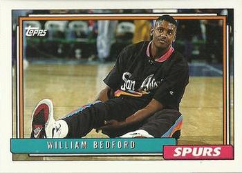 #241 William Bedford - San Antonio Spurs - 1992-93 Topps Basketball
