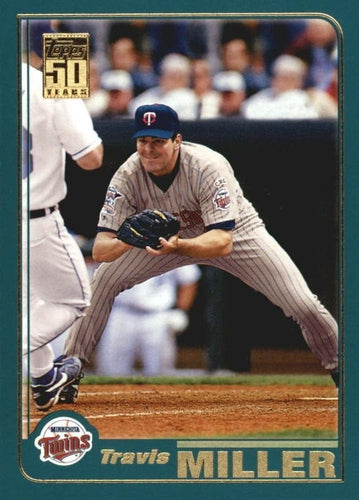 #241 Travis Miller - Minnesota Twins - 2001 Topps Baseball