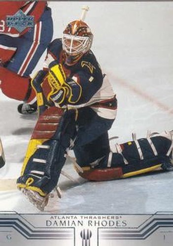 #241 Damian Rhodes - Atlanta Thrashers - 2001-02 Upper Deck Hockey