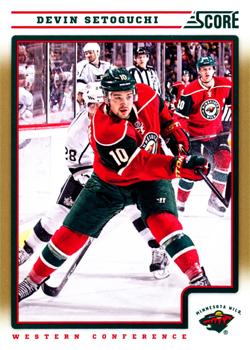 #241 Devin Setoguchi - Minnesota Wild - 2012-13 Score - Gold Rush Hockey