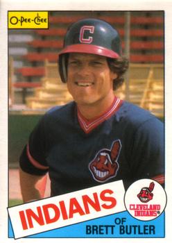 #241 Brett Butler - Cleveland Indians - 1985 O-Pee-Chee Baseball