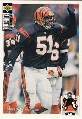 #241 Steve Tovar - Cincinnati Bengals - 1994 Collector's Choice Football