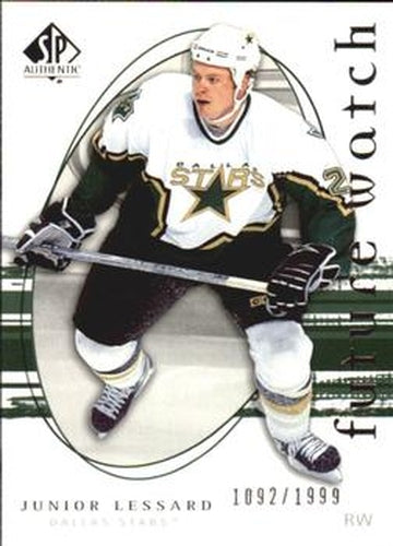 #241 Junior Lessard - Dallas Stars - 2005-06 SP Authentic Hockey