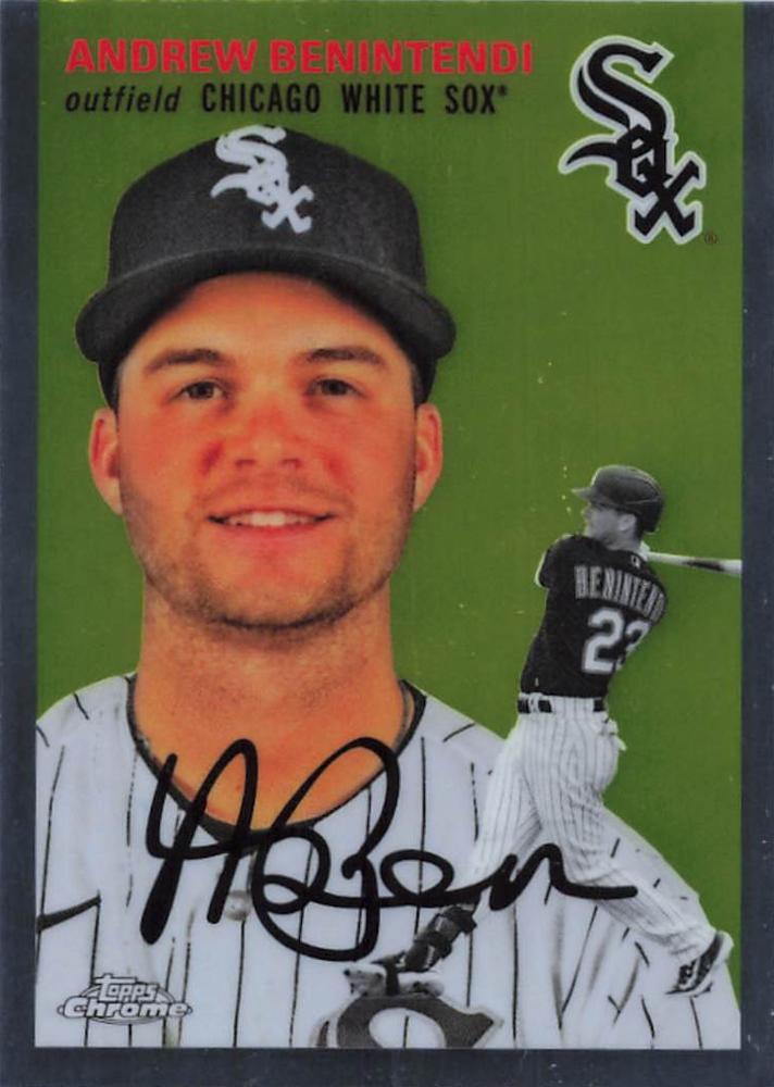#241 Andrew Benintendi - Chicago White Sox - 2023 Topps Chrome Platinum Anniversary Baseball