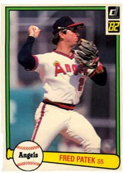 #241 Fred Patek - California Angels - 1982 Donruss Baseball