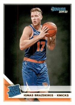 #241 Ignas Brazdeikis - New York Knicks - 2019-20 Donruss Basketball