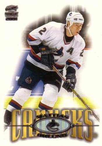 #241 Mattias Ohlund - Vancouver Canucks - 2000-01 Pacific Paramount Hockey