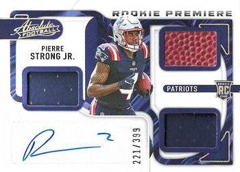 #241 Pierre Strong Jr. - New England Patriots - 2022 Panini Absolute Football