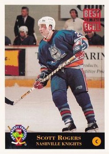 #241 Scott Rogers - Nashville Knights - 1994 Classic Pro Hockey Prospects Hockey