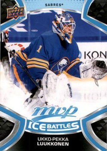 #241 Ukko-Pekka Luukkonen - Buffalo Sabres - 2021-22 Upper Deck MVP - Ice Battles Hockey